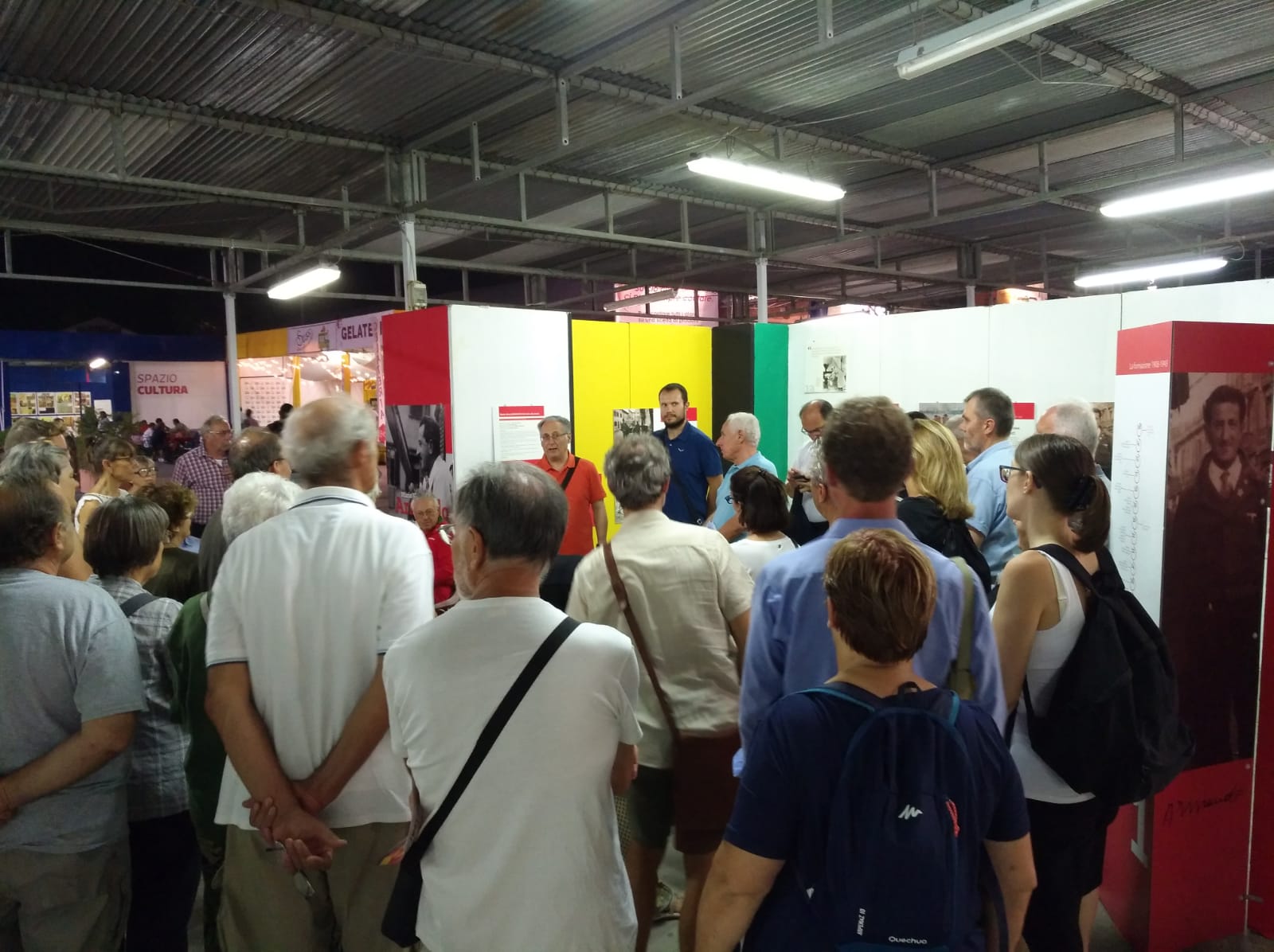 Visita guidata alla mostra presso la Festa de l'Unità di Modena - con Armando nel cuore