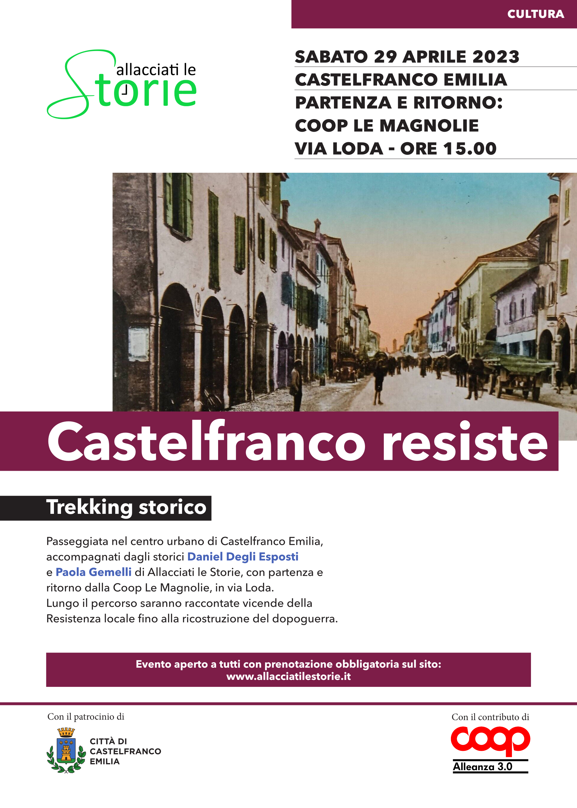 Castelfranco resiste: trekking storico