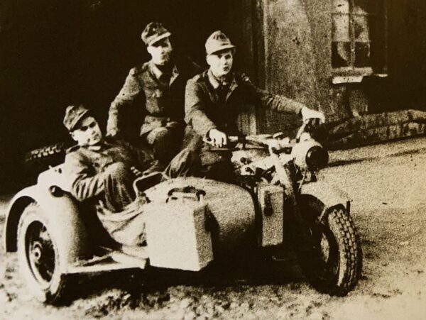 1943: militari tedeschi poco prima dell'8 settembre a Vignola