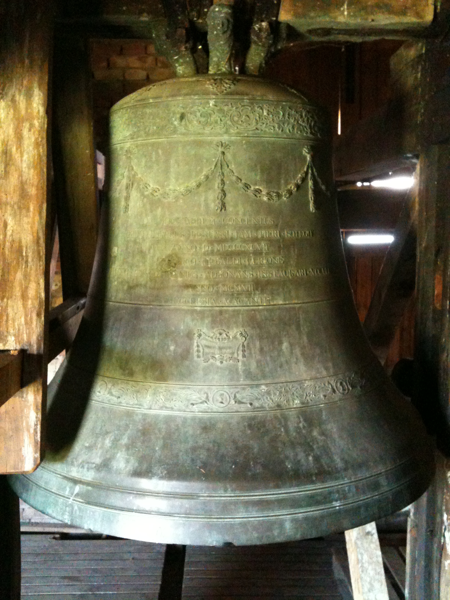 Bombardamento di Festà: Una delle campane della torre di Festà