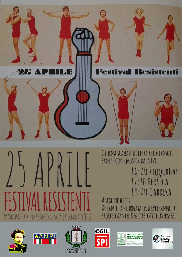 Festival Resistenti: 25 aprile provincia di Modena