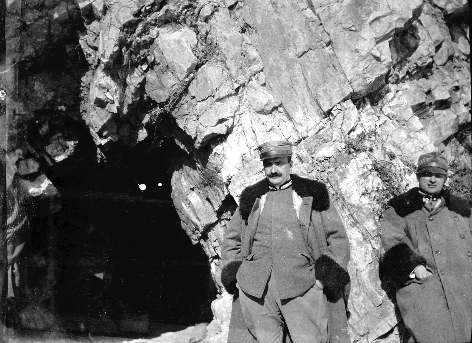 Grande Guerra sul Pasubio. Foto scattata da Vaifro Agnoli nel 1918