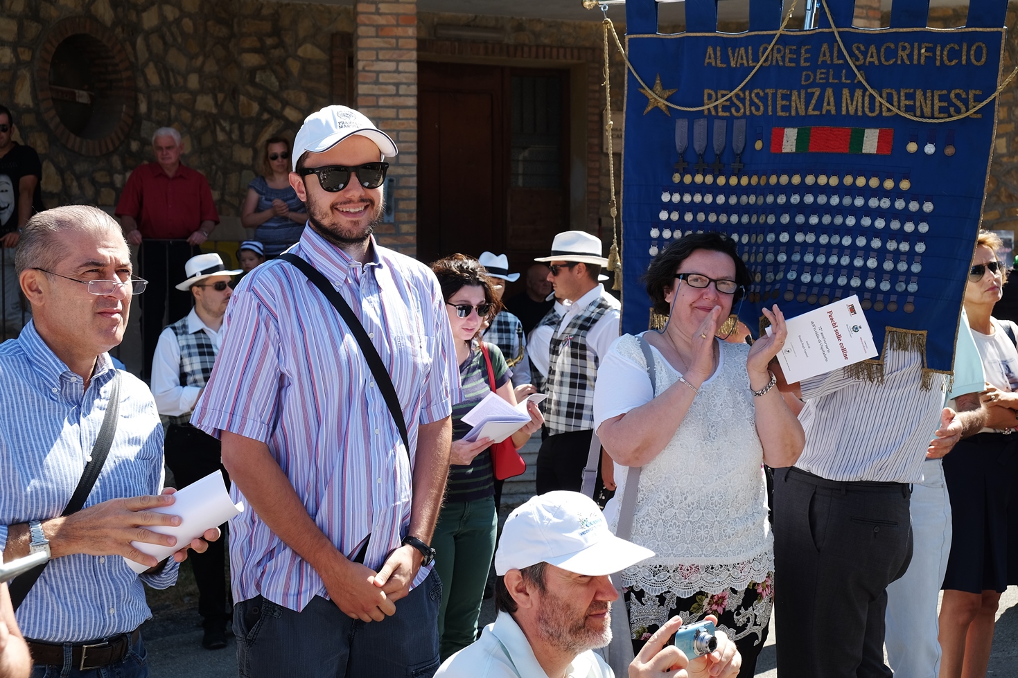 Pubblico alla commemorazione della strage di Ospitaletto nell'agosto 2016. Foto di Fausto Corsini