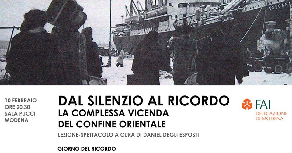 Giorno del ricordo confine orientale