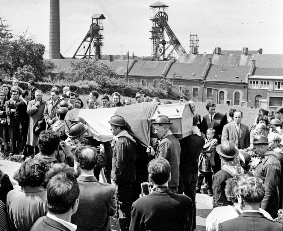 Funerali di vittime del disastro di Marcinelle