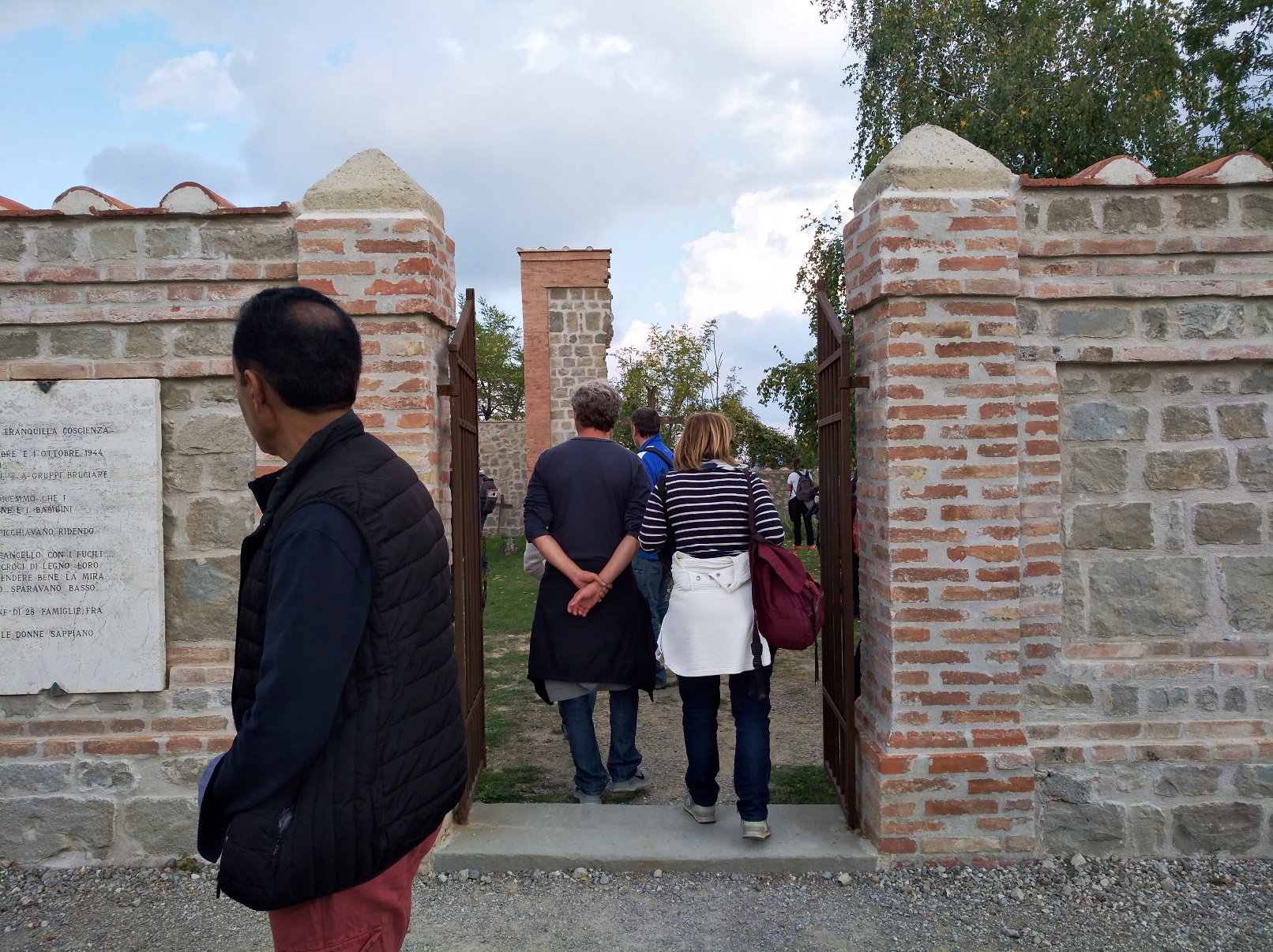 Il cimitero di Casaglia oggi - strage di Marzabotto