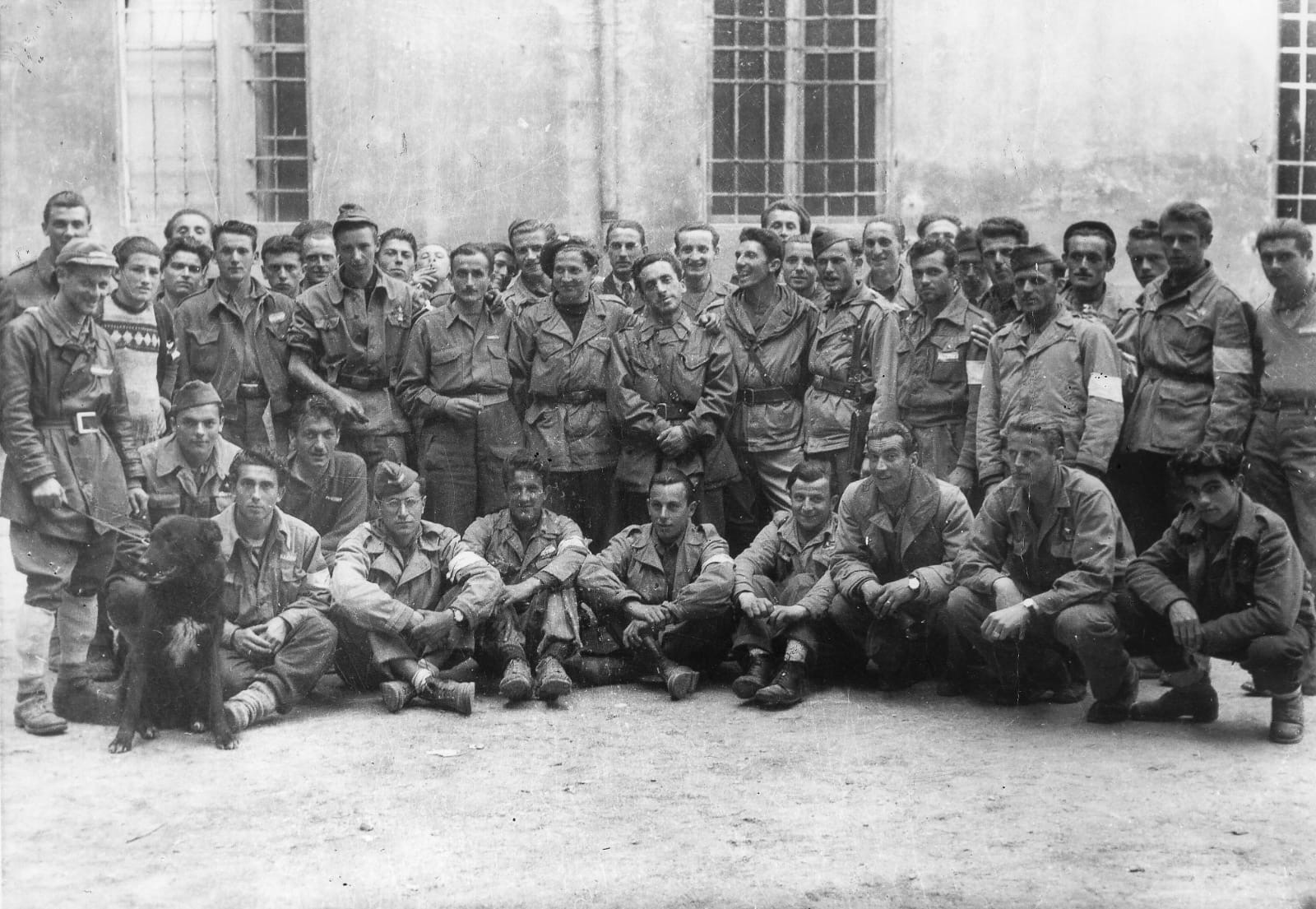 Gruppo di partigiani della Brigata "Italia". Ringraziamo il signor Piergiorgio Stefani per la foto