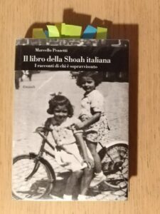 Libri sugli ebrei: la mia copia del libro sulla Shoah italiana