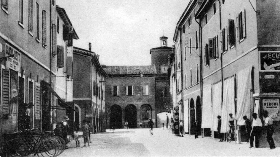 Soliera terra libera - foto del centro storico nel 1927