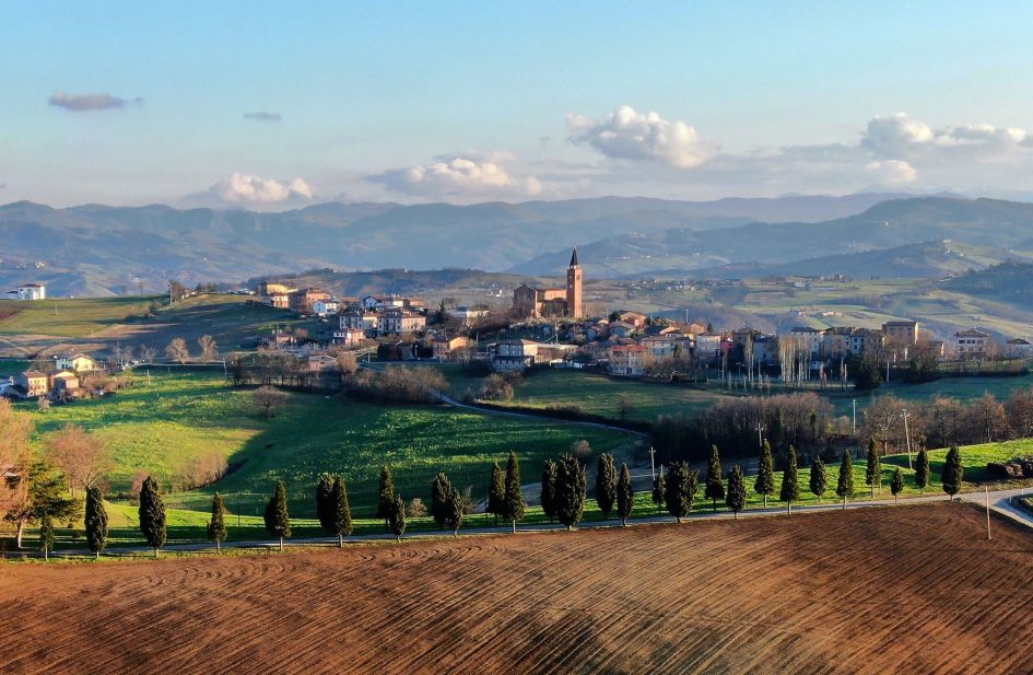 Ospitaletto di Marano dall'alto. Foto di Fausto Corsini