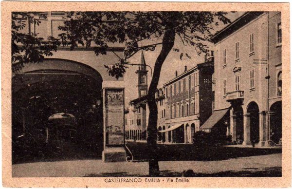 Storia di Castelfranco: la via Emilia nel 1943